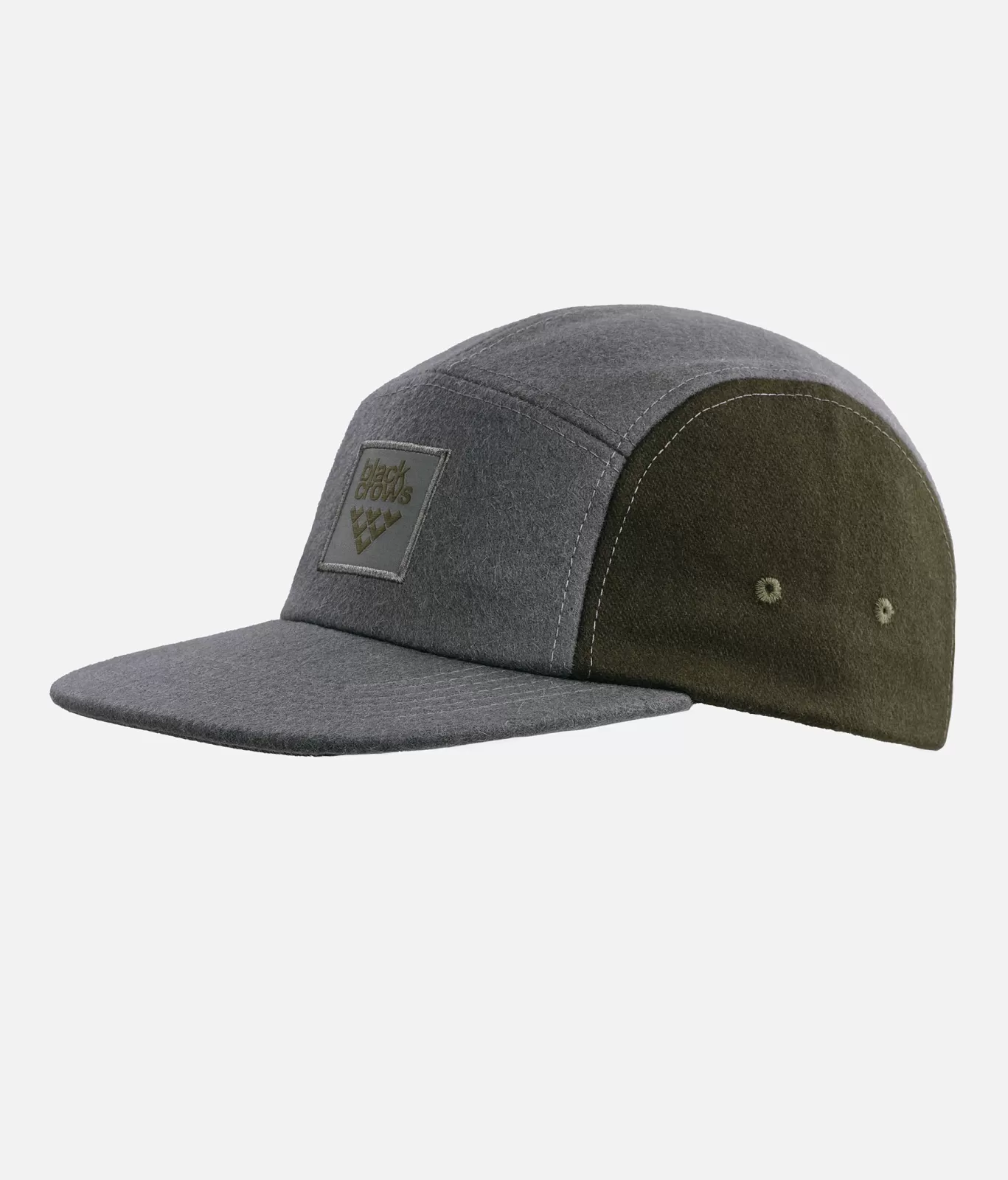 Store Black Crows Cappellino Quintus Wool 5 Panel Dark Grey