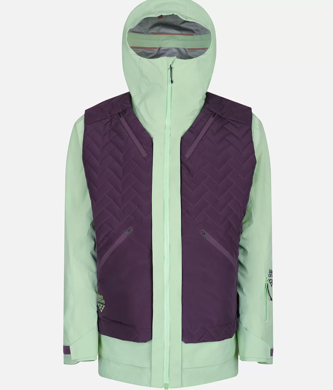 Shop Black Crows Giacca Uomo Ora Xpore Modul Lightgreen-Deeppurple