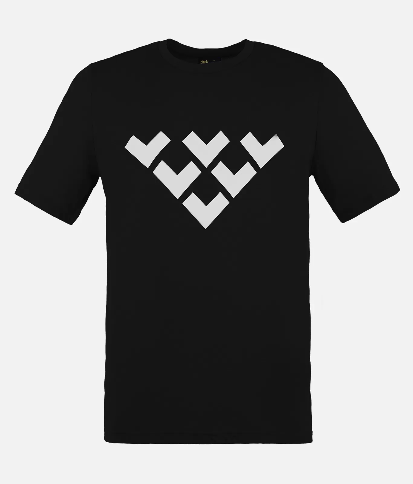 Shop Black Crows Maglietta Uomo Chevron Merino Blend Maniche Corte Nero
