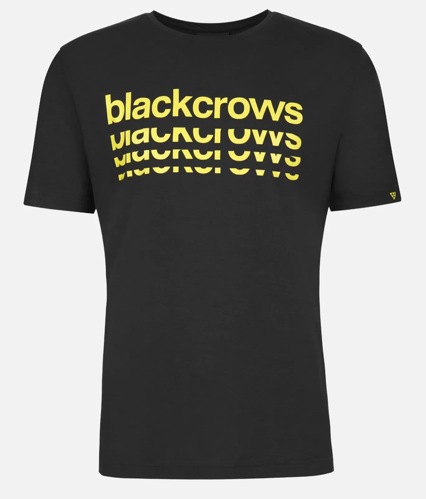 Best Sale Black Crows Maglietta Uomo Merino Bc Maniche Corte Nero-Giallo