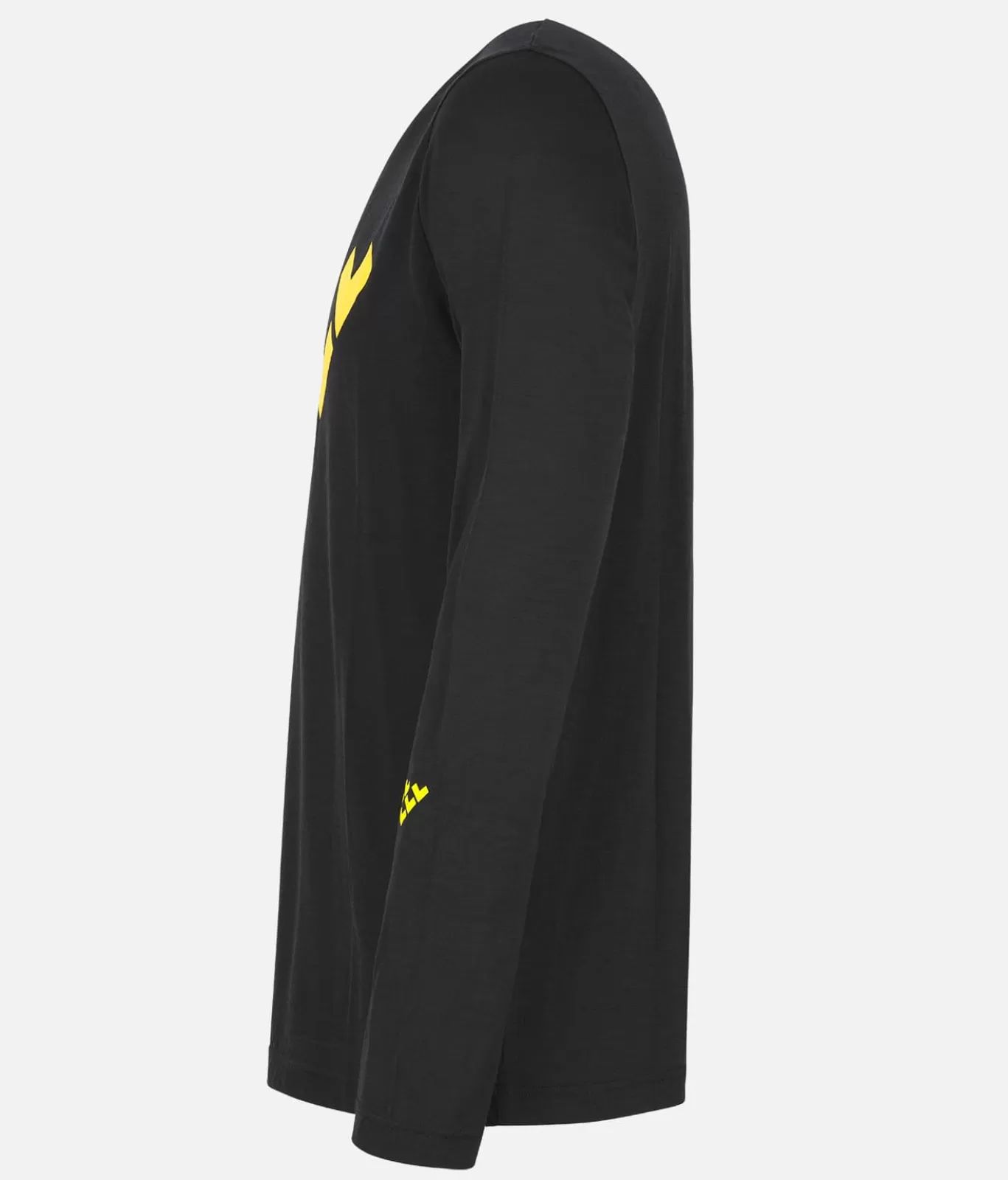 Cheap Black Crows Maglietta Uomo Merino Maniche Lunghe Chevron Nero-Giallo